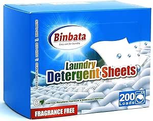 61NSTKCZv1L.__AC_SX300_SY300_QL70_ML2_ Binbata Laundry Detergent Sheets Review Eco Friendly Plastic Free Cleaning Power