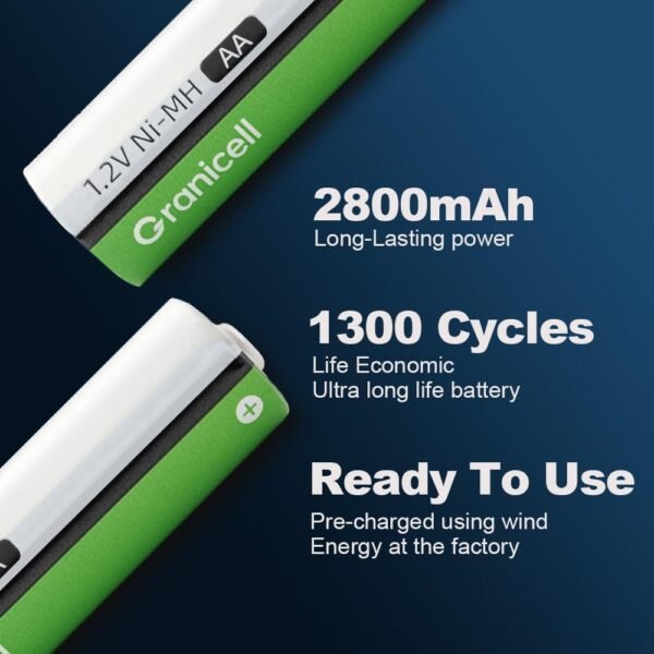 61bbBt-O74L._AC_SL1000_ AA Rechargeable Batteries Review ZHUHAI TOP BATTERY 2800mAh High Capacity and Longevity