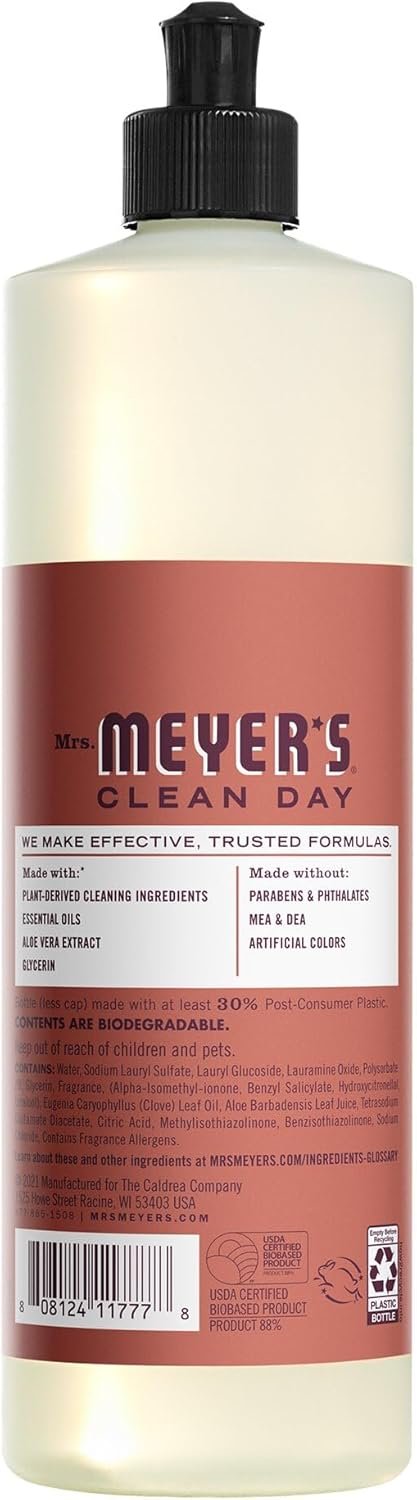 61d9rrEO1fL._AC_SL1500_ Mrs Meyers Fall Leaves Dish Soap Review Biodegradable Grease Cutting Formula