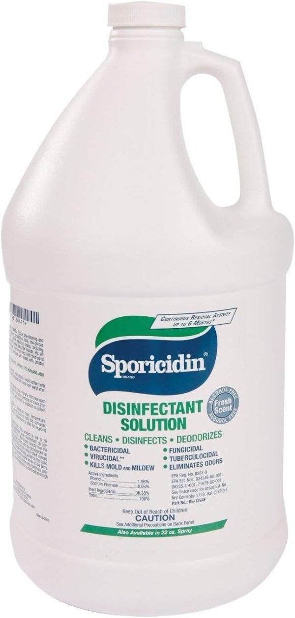 61fh59chgrL._AC_SL1500_ In-Depth Review of Contec Sporicidin Disinfectant Solution Gallon for Household Cleaning