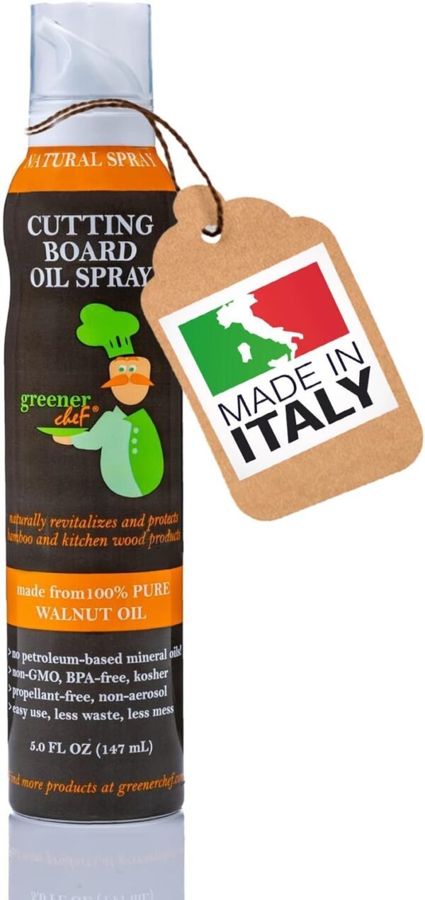 61hXNwDiUOL._AC_SL1500_ Greener Chef Walnut Oil Spray Review Best Food Grade Wood Conditioner for Cutting Boards