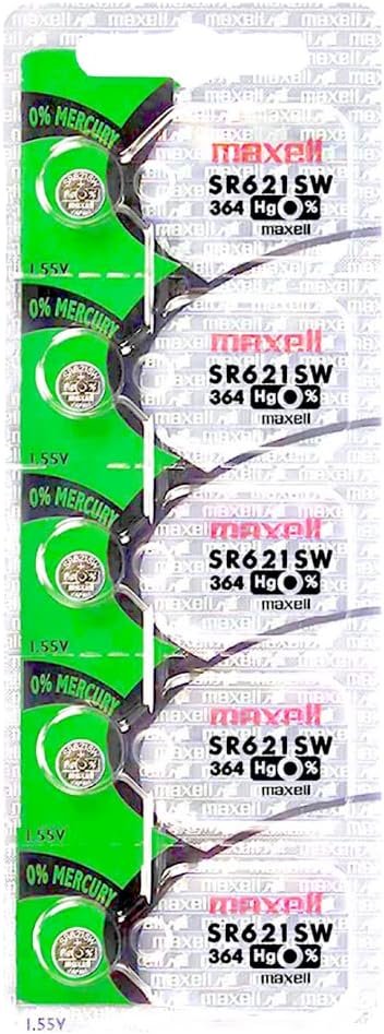 61iII4VW-L._AC_SL1080_ Maxell Watch Battery SR621SW Review Best Button Cell for Precision Watches
