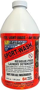 61jms6Qi8L._AC_SY300_SX300_ Sno Seal Sport-Wash Liquid Laundry Detergent Review Residue-Free Cleaning Power