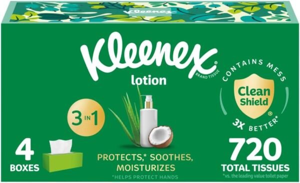 61jpPZVJtXL._AC_SL1000_ Comprehensive Review of Kleenex Lotion Facial Tissues with Coconut Oil Benefits