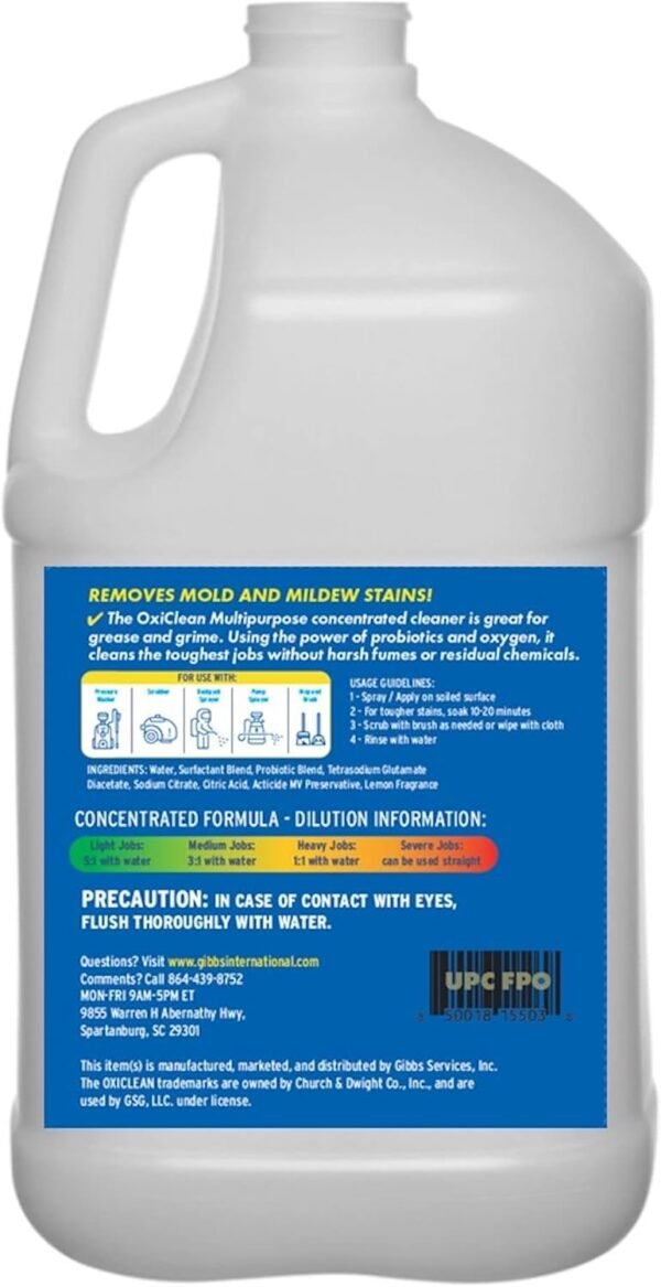 61n-0QSnJL._AC_SL1500_ OxiClean Outdoor Multipurpose Cleaner Review Best Concrete Vinyl Patio Degreaser