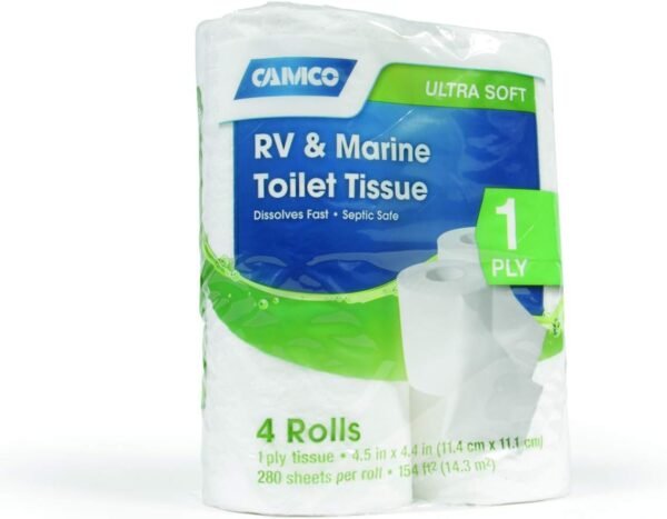 61uyzbCTGtL._AC_SL1320_ Camco Toilet Tissue Review Best Flushable Biodegradable RV Marine Paper