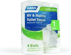 61uyzbCTGtL.__AC_SY300_SX300_QL70_FMwebp_ Camco Toilet Tissue Review Best Flushable Biodegradable RV Marine Paper