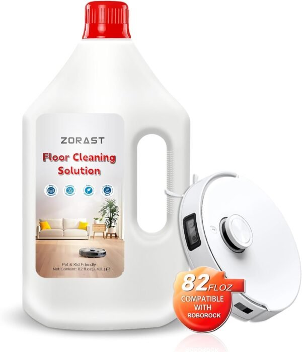 61vpDauNNL._AC_SL1500_ Deep Streak-Free Floor Cleaner Review ZORAST Compatible with Roborock Mopping Robots