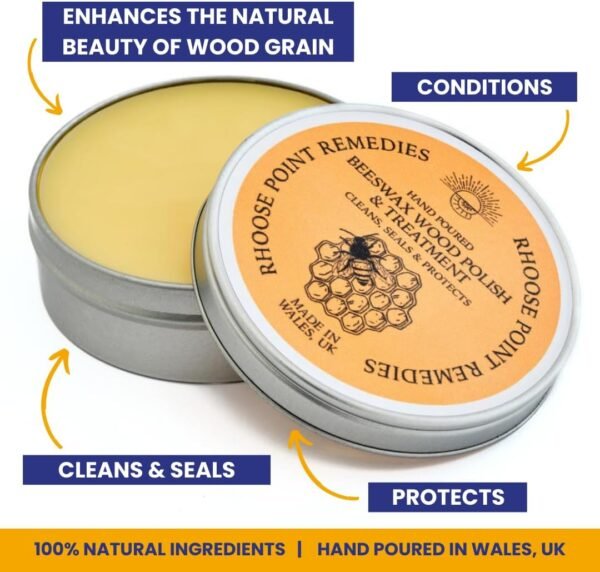 61xGHiY7L._AC_SL1080_ In-Depth Review of Rhoose Point Remedies Best Beeswax Wood Polish and Conditioner