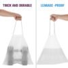 61ye0dU8qpL._AC_SL1500_ Heihaily 2.6 Gallon Trash Bags Review Leakproof Drawstring Kitchen Garbage Bags