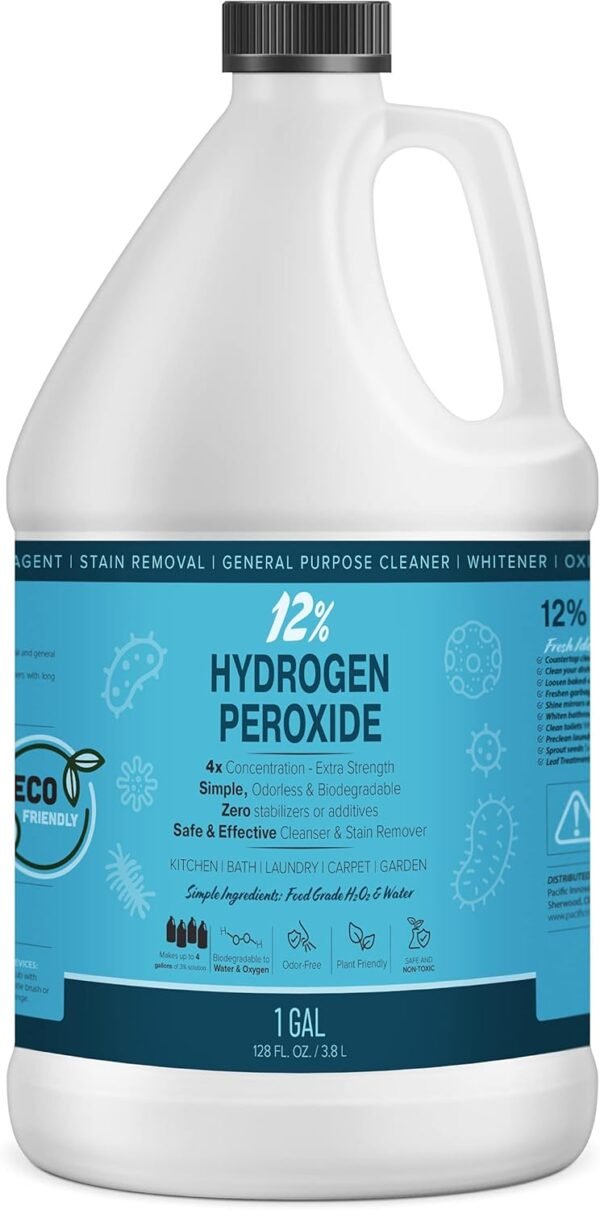 713q6fbuHgL._AC_SL1500_ MAXTITE 12 Hydrogen Peroxide Solution Review Ecofriendly All-Purpose Cleaner by Pacific Innovations