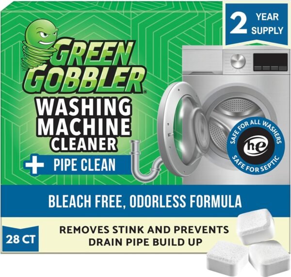 715oZCUho1L._AC_SL1500_ Green Gobbler Washing Machine Cleaner Review Deep Cleaning and Odor Removal Tablets