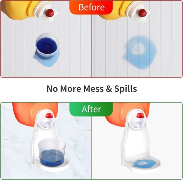 719VrebMezL._AC_SL1500_ Laundry Detergent Cup Holder Review sootozy Drip Catcher Organizer for Mess-Free Laundry