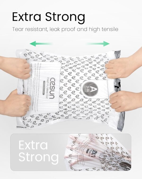 71A8r7Rh7dL._AC_SL1500_ Cesun Small Trash Bags Review Durable Drawstring Bathroom Liners 90 Count Bulk Pack