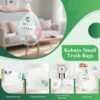 71BKQ4hww8L._AC_SL1500_ Compostable Small Trash Bags Kebuye Review Eco Friendly 120 Count Durable Liners