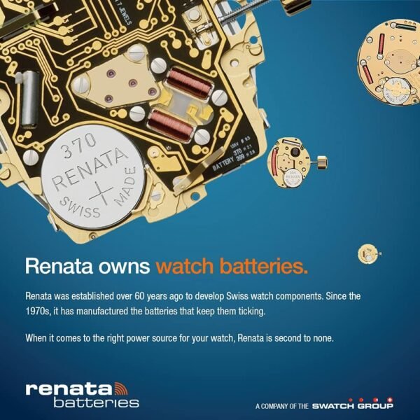 71DzPTuC5wS._AC_SL1000_ Renata 371 SR920SW Watch Battery Review High Performance Silver Oxide Coin Cell