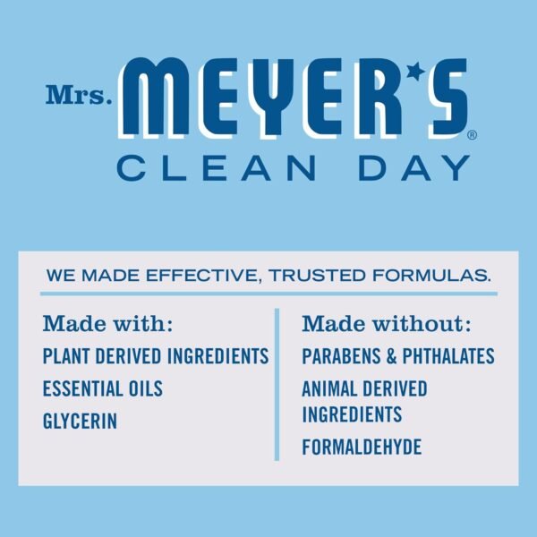 71EIJ5byw8L._AC_SL1500_ Mrs Meyers Clean Day Liquid Fabric Softener Review Best Natural Scented Laundry Softener