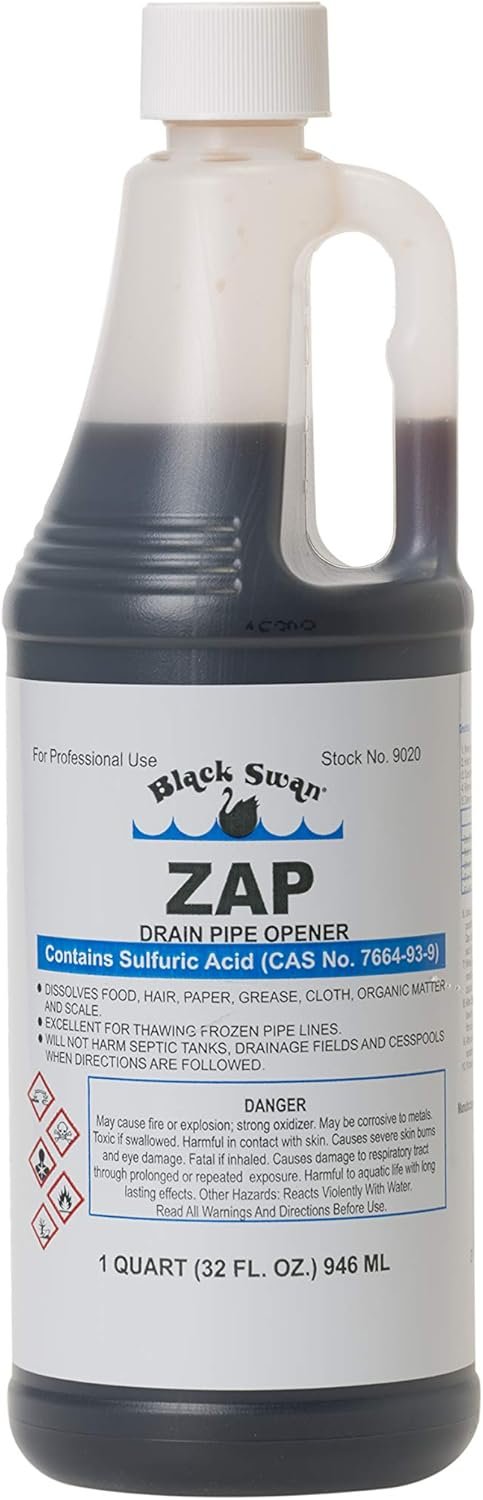 71GgOZyjkWL._AC_SL1500_ Black Swan ZAP Drain Pipe Opener Review Powerful Heavy-Duty Solution for Clogged Drains