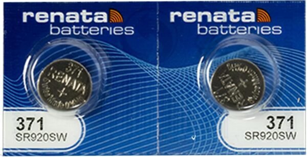 71HSKLZ3WTL._AC_SL1500_ Renata 371 SR920SW Watch Battery Review High Performance Silver Oxide Coin Cell