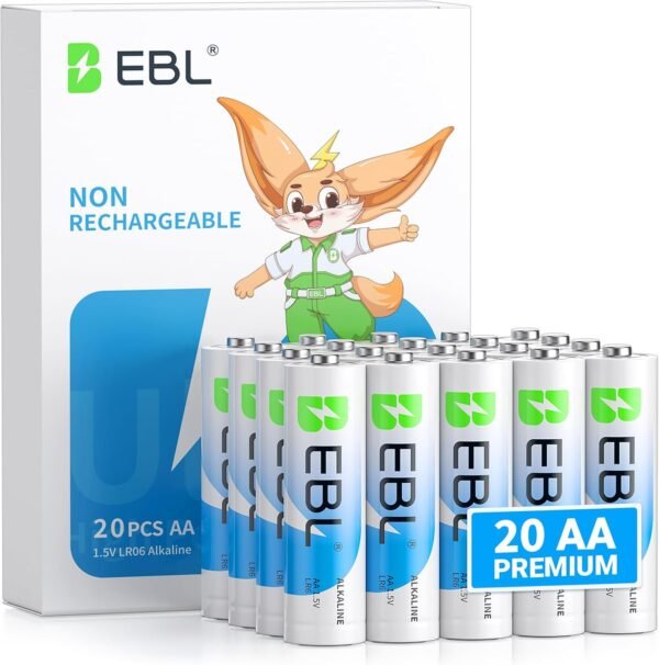 71Mqzy9t5L._AC_SL1500_ EBL AA Batteries Review Long-Lasting 20 Pack Alkaline Power for Household Use