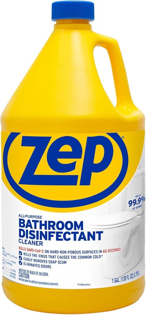 71Ukp8jPkCL._AC_SL1500_ Zep All-Purpose Bathroom Disinfectant Cleaner Review Reveals Powerful Germ Killing and Odor Control
