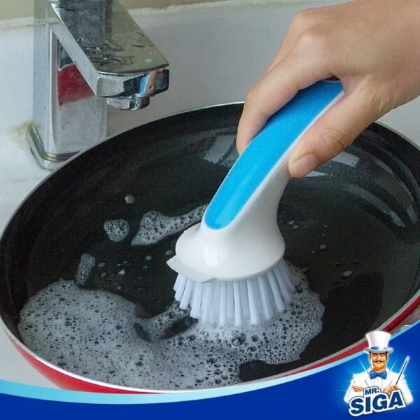 71VySV-4FRL._AC_SL1000_ MR.SIGA Pot and Pan Cleaning Brush Review Sturdy Design and Effective Scrubbing