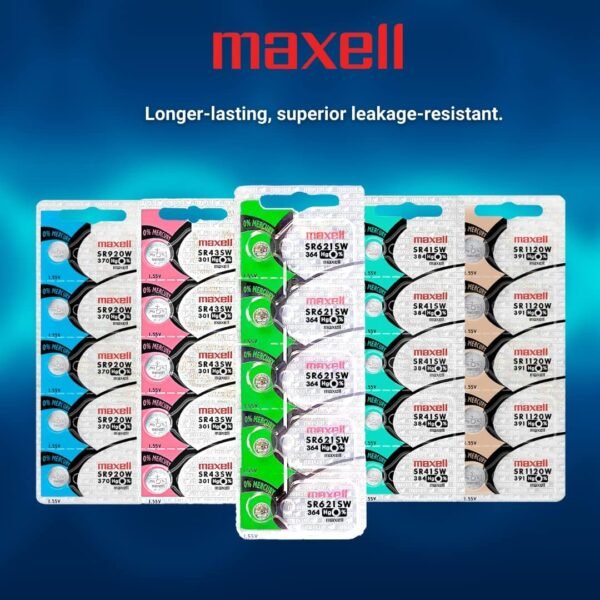 71XiSNLaFDL._AC_SL1080_ Maxell Watch Battery SR621SW Review Best Button Cell for Precision Watches
