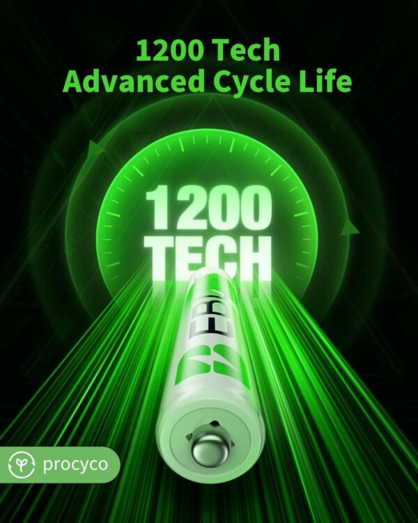 71aHbyGtYsL._AC_SL1500_ EBL AAA Rechargeable Batteries Review Unveiling ProCyco Technology Performance and Longevity