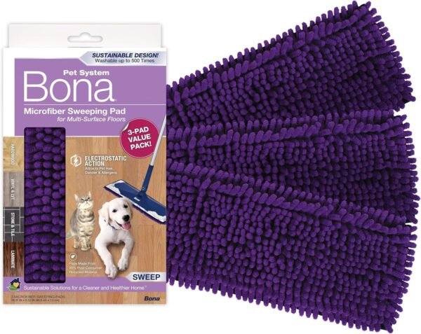 71aU9jNTJOL._AC_SL1500_ Bona Pet System Microfiber Sweeping Pad Review for Best Multi-Surface Floor Cleaning
