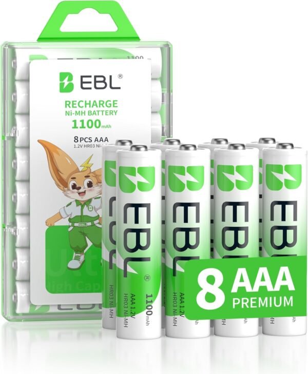 71j-EeU3VL._AC_SL1500_ EBL AAA Rechargeable Batteries Review Unveiling ProCyco Technology Performance and Longevity