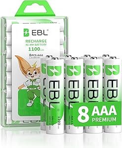 71j-EeU3VL._AC_SY300_SX300_ EBL AAA Rechargeable Batteries Review Unveiling ProCyco Technology Performance and Longevity