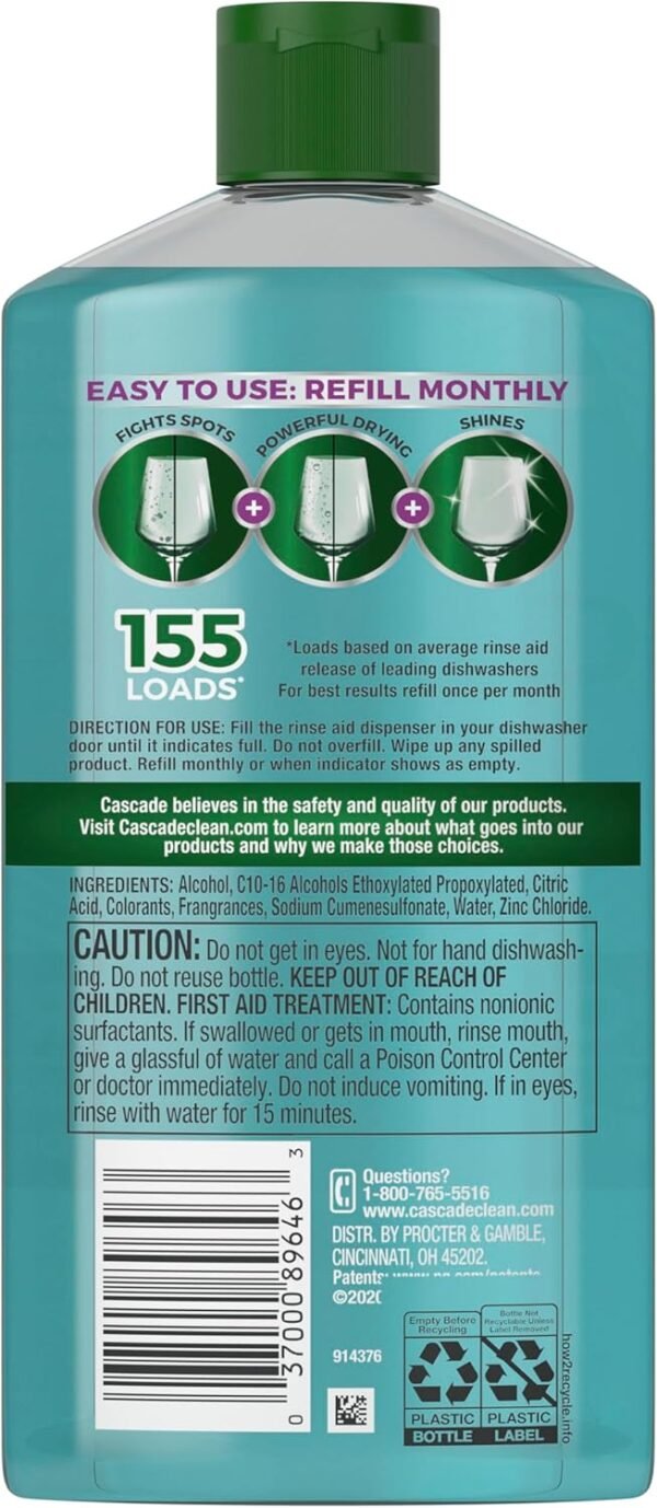 71k3gjxcKoL._AC_SL1500_ Cascade Power Dry Dishwasher Rinse Aid Review Unveils Spotless Shine with Procter & Gamble