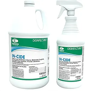 71loY6rryaL.__AC_SX300_SY300_QL70_FMwebp_ In-Cide Hospital Grade Disinfectant Spray Review EPA Registered Cleaner Kills Norovirus MRSA