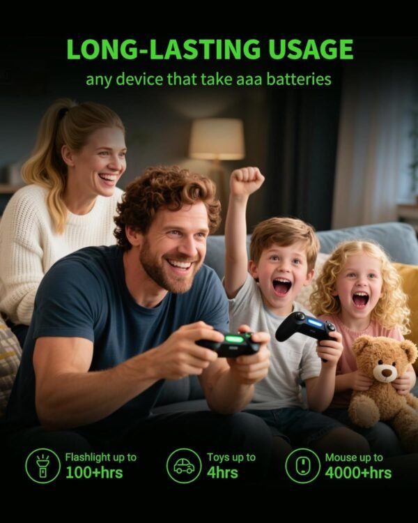 71pqlSei6SL._AC_SL1500_ EBL AAA Rechargeable Batteries Review Unveiling ProCyco Technology Performance and Longevity