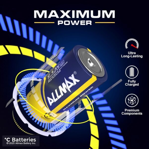 71qSzwdB9L._AC_SL1500_ Allmax C Batteries Review Ultra Long-Lasting Power and Leakproof Design Explored