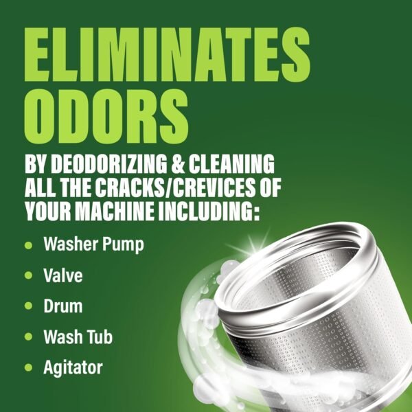 71vaUTJX57L._AC_SL1500_ Green Gobbler Washing Machine Cleaner Review Deep Cleaning and Odor Removal Tablets
