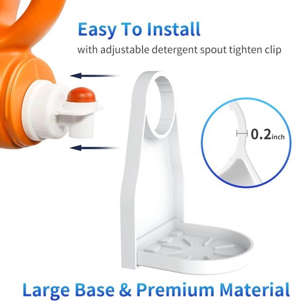 71w-3eHZPQL._AC_SL1500_ Laundry Detergent Cup Holder Review sootozy Drip Catcher Organizer for Mess-Free Laundry
