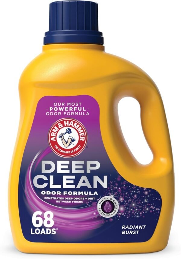 71wjpwyTvdL._AC_SL1500_ Deep Clean Odor Formula Review ARM HAMMER Liquid Laundry Detergent Radiant Burst