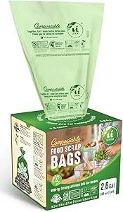 71ybUvPV3nL.__AC_SX300_SY300_QL70_ML2_ UNNI Compost Bags 2.6 Gallon Review Sustainable Kitchen Waste Solution Tested