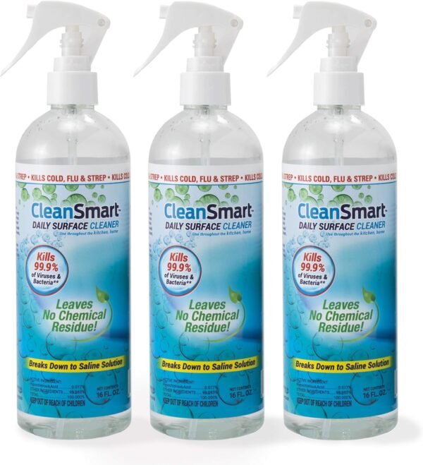 CleanSmart Daily Surface Spray Review Simple Science Best All-Purpose Cleaner Kills Germs Safely