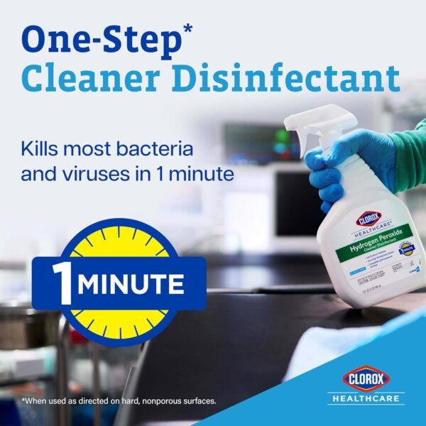 816MEQEGTGL._SL1500_ Clorox Healthcare Hydrogen Peroxide Cleaner Disinfectant Review Bleach-Free Multi-Surface Power
