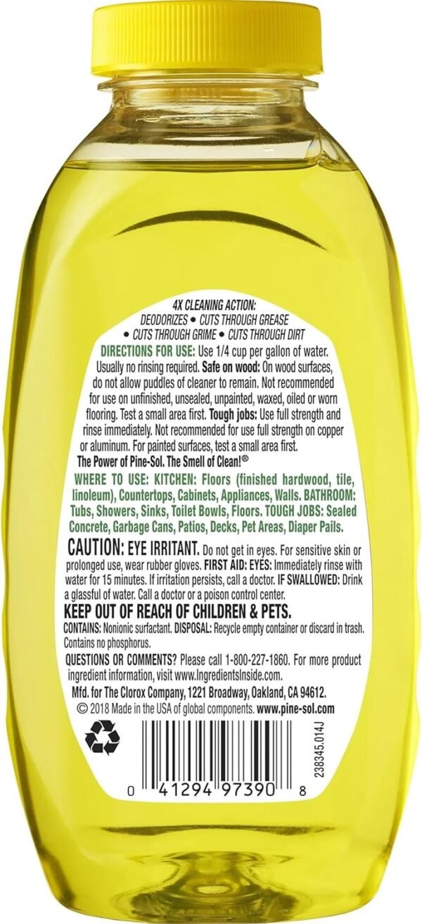 819m0NArvL._AC_SL1500_ Pine Sol Multi Surface Cleaner Review Powerful Degreaser and Lemon Fresh Scent Comparison