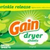 81AolNjoT4L._AC_SL1500_ Gain Original Dryer Sheets Review Best Static Fighting Laundry Softener by Procter & Gamble