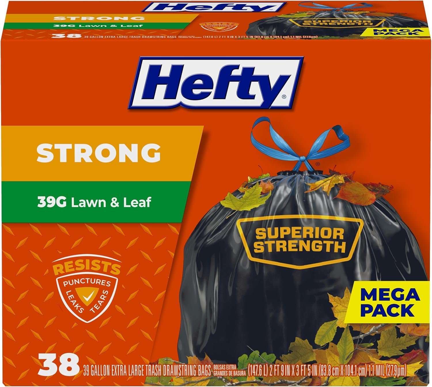 Hefty Strong Lawn & Leaf Trash Bags