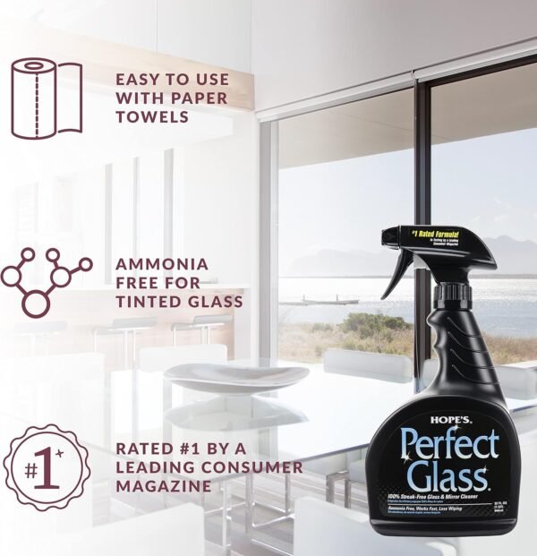 81K1AahiNVL._AC_SL1500_ Perfect Glass Cleaner Review The Hope Company Streak Free Ammonia Free Formula
