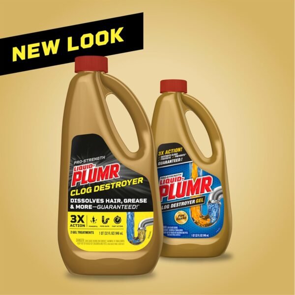 81NbAUufybL._AC_SL1500_ Liquid-Plumr Drain Cleaner Review Pro-Strength Gel Effectiveness and Pipe Protection