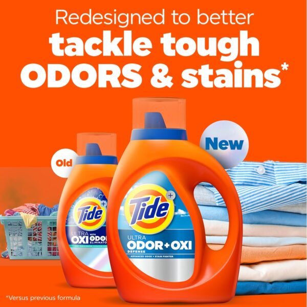81OFS3o0hL._AC_SL1500_ Tide Ultra Odor Defense Plus Oxi Liquid Detergent Review Tackling Stains and Odors Efficiently