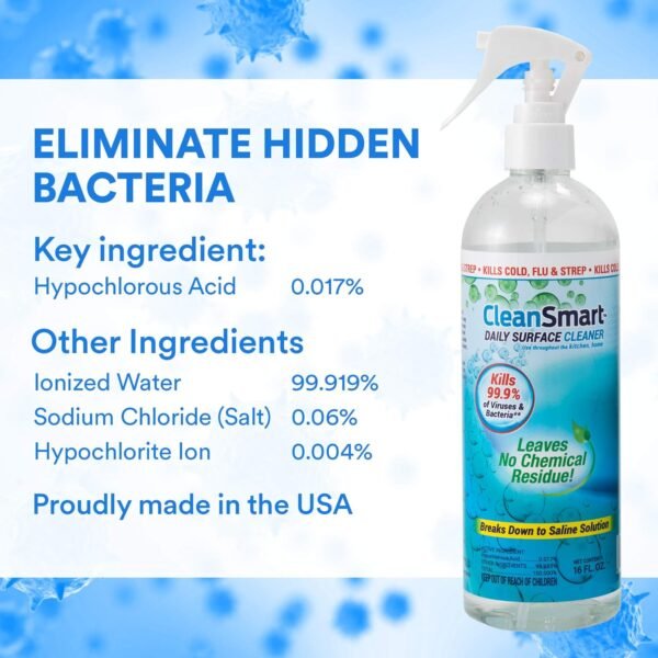 CleanSmart Daily Surface Spray Review Simple Science Best All-Purpose Cleaner Kills Germs Safely