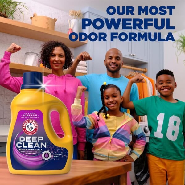 81TSHmgceHL._AC_SL1500_ Deep Clean Odor Formula Review ARM HAMMER Liquid Laundry Detergent Radiant Burst