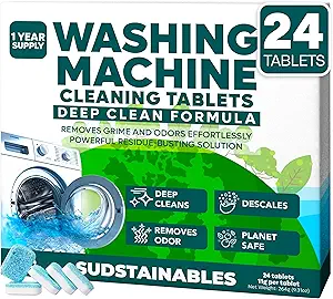 Deep Cleaning Washing Machine Cleaner Review Sudstainables Tablets for Odor Removal